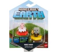 Mattel Minecraft Boost Mini 2 Figures Piglet et Immortal Evoker