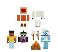Mattel Minecraft Coffret Creator Series Mont Enderwood : La Peur Du Yéti Avec 2 Figurines Articulées Et Accessoires, À Collectionner, Jouet Enfant, Dès 4 Ans, HLP58