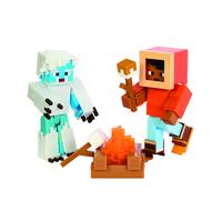 Mattel Coffret Minecraft Creator Series Mont Enderwood – 2 figurines articulées, dès 4 ans – HLP58