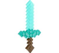 Mattel Minecraft Épée diamant enchantée avec lumières et sons, accessoire portable pour enfants pour jeux de rôle et costumes