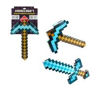 Mattel Minecraft Épée/Pioche jouet transformable pour enfant, accessoire pour jeu de rôle FCW14, AB130