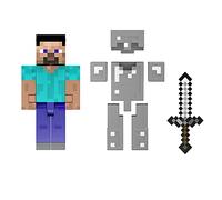 Minecraft Diamond Level Steve Figure Multicolore