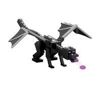 Mattel Figurine articulée Dragon de l’Ender Minecraft – Format géant, attaque à projectiles