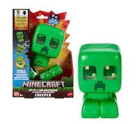 Mattel Minecraft Figurine Creeper, Mon Animal de Compagnie Jouet interactif de 14 cm actionné par Bouton avec Effets sonores et Lumineux et Explosions, JGX49