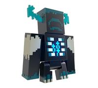 Mattel Minecraft Figurine Warden de Gardien avec « mode Attaque » activable, 2 modes de lumières, et de sons, accessoires, Jouet Enfant, Dès 7 ans, HHK89