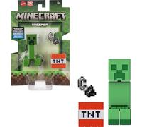 Mattel Minecraft Figurines et accessoires Collection 8,3 cm échelle avec motif pixel (les figurines peuvent varier)