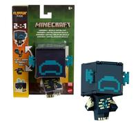 Mattel Minecraft Flippin' Figures avec jeu Fidget Play 2 en 1, échelle de 9,5 cm, grandes têtes et design pixelisé (les personnages peuvent varier)