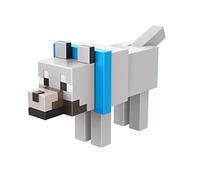 Mattel Figurine articulée Minecraft – Loup 8 cm avec élément de portail et accessoires HFC30