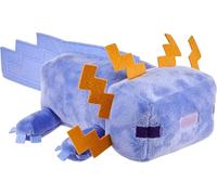 Mattel Minecraft Peluche Axolotl Bleu à Collectionner inspirée du Personnage du Jeu vidéo, 20 cm, JDH77