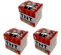 Mattel Minecraft TNT Series 25 Lot de 3 mini figurines mystères