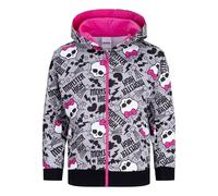 Mattel Monster High Sweat à Capuche avec Fermeture éclair pour Filles, 7-8 Ans: 128cm, Gris