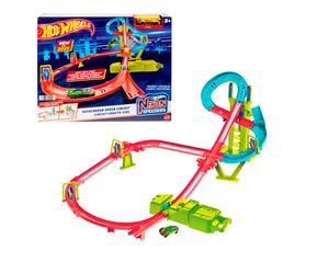 Mattel Neon Speeders Piste Pleine Vitesse Hot Wheels
