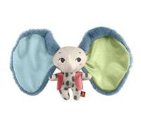 Fisher-Price Jouet Éveil Tembo Peluche Mon Doudou Eléphant Pour Poussette, 90% Plastiques Recyclés Post-Consommation, Emballage Certifié Fsc, Jouet Bébé, A Partir De 3 Mois, HKD63
