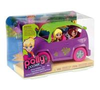 Mattel Polly Pocket Dive and Slide Car With Figure
