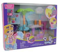 Mattel Polly Pocket HHJ05 Pollyville Flamingo Amusement Auto Lavage Neuf Scellé