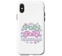 Mattel - Polly Pocket Holidays - Icônes de Noël Polly Jolly Coque pour iPhone X/XS