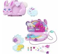 Mattel Polly Pocket lapin sac coffre au trésor set poupée rose rose One Size