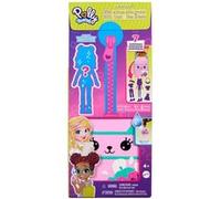 Polly Pocket Set de jeu Lil' Styles – 1 figurine articulée aléatoire 8cm, 7 accessoires – 4 ans+