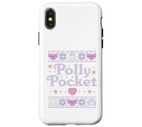 Mattel - Polly Pocket - Noeuds de Noël et Flocon de Neige Coque pour iPhone X/XS