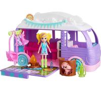 Mattel Polly Pocket: Tiny Worlds Big Surprises - Glamping Camper V... Toy NEUF