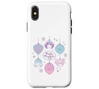 Mattel - Poly Pocket - Ornements de Noël avec Flocons de Neige Coque pour iPhone X/XS