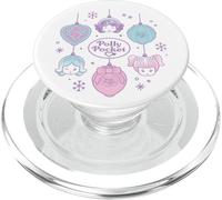 Mattel - Poly Pocket - Ornements de Noël avec Flocons de Neige PopSockets PopGrip pour MagSafe
