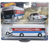 Mattel Porsche 959 Euro Hauler par Hot Wheels Team Transport, blanc #61
