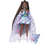 Mattel Poupée Barbie Extra Fancy avec son ourson