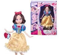 Mattel Poupée de Collection Disney Blanche-Neige Version Manga Poupée articulée avec Sac à Main, breloque Animal et Accessoires, pour Enfants, Adultes et collectionneurs, JLT59