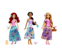 Spin & Reveal Jasmine Mattel Poupée Disney Princesses avec accessoires et 11 surprises HXC23
