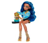 Monster High – Coffret Secrets de Beauté Cleo De Nile – poupée, accessoires, 13 surprises, JMG74