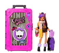 Monster High Coffret Monstrueux Secrets Clawdeen Wolf-poupée, Chalet squelettastique, 19+ surprises
