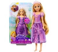 MATTEL | Poupée princesse Disney Raiponce - Interactive - Chante en italien - Aventures magiques