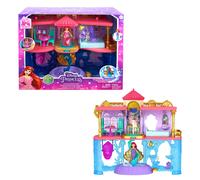 Mattel Princesses Disney Coffret Deluxe Château D’Ariel Avec Petite Poupée, 1 Am