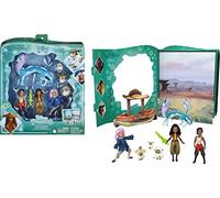 Mattel Princesses Disney Coffret Livre d’Histoires Raya et le dernier dragon avec 7 personnages, petites poupées, figurines et accessoires, Jouet Enfant, Dès 3 ans, HLX24