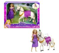 Mattel Poupée Disney Princesses Coffret Raiponce et Maximus Multicolore G