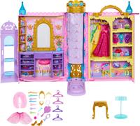 Mattel Princesses Disney Prêtes pour le bal Coffret dressing avec 2 tenues, 25 a
