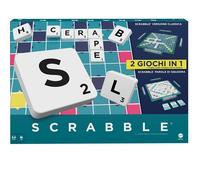 Mattel Scrabble Refresh Italie Le Jeu De Société Des Mots Avec Double Plateau
