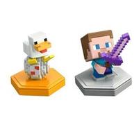 Mattel set Minecraft Earth Boost Minis 5 cm blanc/beige 2-pièces G