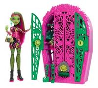 Mattel Skulltimate Secrets - Coffret Monstrueux Secrets Venus McFlytrap, Poupée