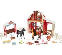Mattel Spirit l'indomptable - Coffret Centre Équestre Deluxe, poupée Lucky et Cheval Spirit - Poupée - Dès 3 Ans