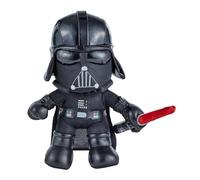 Mattel Star Wars Figurine Peluche Dark Vador 18 cm avec Sabre Laser Lumineux, Jouet à Collectionner pour Fans et Enfants dès 3 Ans, GXB31