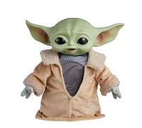 Mattel Star Wars Peluche Din Grogu de 28 cm, avec tête rigide et base remplie de grains, inspirée de l'univers Star Wars : The Mandalorian saison 3, HPG49, Multicouleure