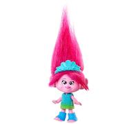 Mattel Trolls 3, Figurine Poppy Aux Cheveux Éclatants Avec Tenue Amovible, 5 Articulations, À Collectionner, Jouet Enfant, A Partir De 3 Ans, HNF06