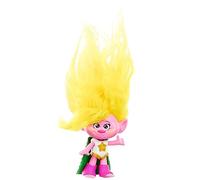 Mattel Trolls 3, Figurine Viva Aux Cheveux Éclatants Avec Tenue Amovible, 5 Articulations, À Collectionner, Jouet Enfant, A Partir De 3 Ans, HNF07