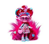 Mattel Trolls 3, Poupée Poppy Surprises 2 en 1, Avec Plus De 10 Accessoires pour Coiffures et Looks Stylés, À Collectionner, Jouet Enfant, A Partir De 3 Ans, HNF16