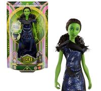 Mattel Poupée Elphaba chantante Wicked – chante «For Good» en anglais – tenue amovible – JFM09