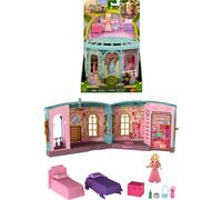 Mattel Universal Wicked Chambre de Glinda Coffret avec Petite poupée, 3 espaces de Jeu et 9 Accessoires inspirés du Film, JCH00