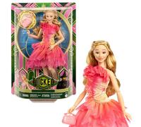 Mattel Poupée Glinda HXT63 – cheveux blonds, tenue de bal amovible et accessoires