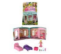 Mattel Universal Wicked Chambre de Glinda Coffret avec Petite poupée, 3 espaces de Jeu et 9 Accessoires inspirés du Film, JCH00